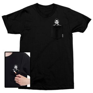 Halloween Hidden Pocket Tee T-Shirt Shirt Michael Myers L Horror Slasher
